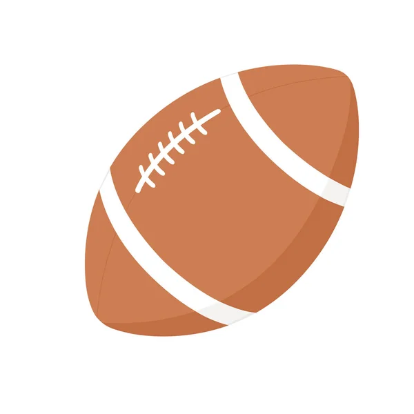 Регбі американський футбольний м'яч значок Векторні ілюстрації — стоковий вектор