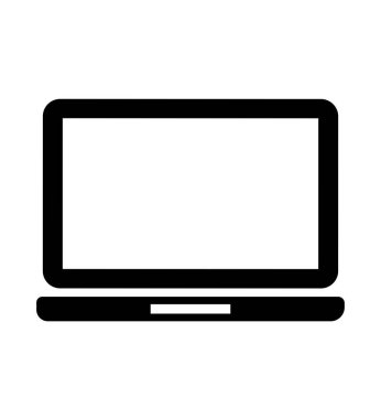 Laptop Simgesi vektör illüstrasyonuName