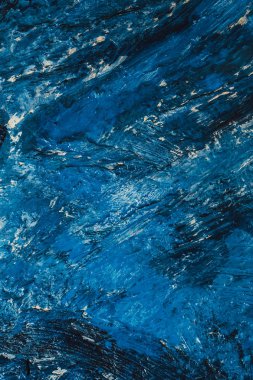 soyut mavi boya konturları arka planda