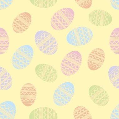 Yumurta sarı arka plan üzerinde renk kümesi