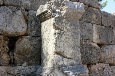 Kemer, Antalya - 14 Temmuz 2012. Phaselis Antik şehir Türkiye