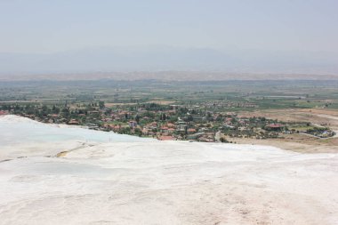 Pamukkale doğal Sit güzel manzara güneybatı Türkiye'de