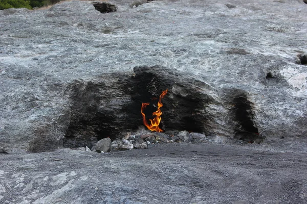 Landscapes nature about Fire Mountain Yanartash in Turkey — Stock Photo, Image