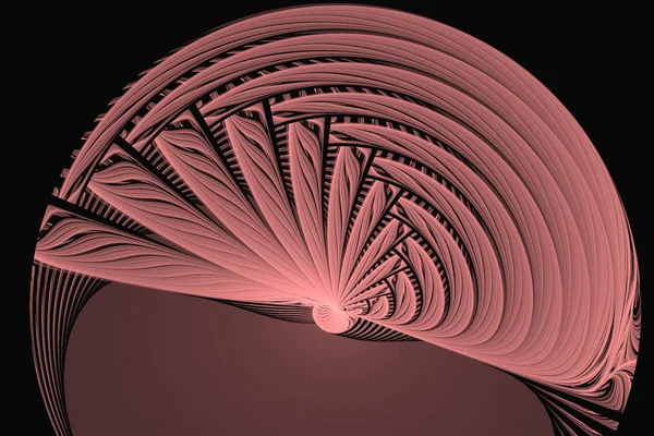 Ilustração: imagem fractal de uma unidade de disco . — Fotografia de Stock