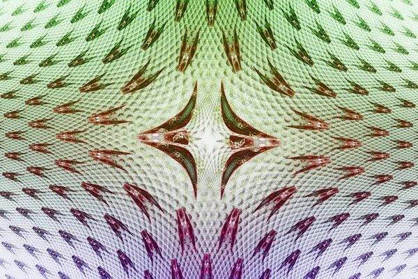 Ilustración: patrón fractal de elementos pequeños . —  Fotos de Stock