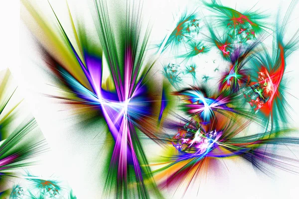 Imagem abstrata: "Brilhando fractal " — Fotografia de Stock