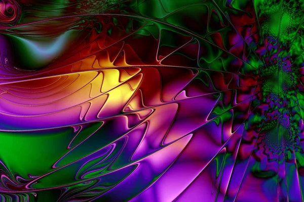 Imagen fractal: mundo colorido —  Fotos de Stock