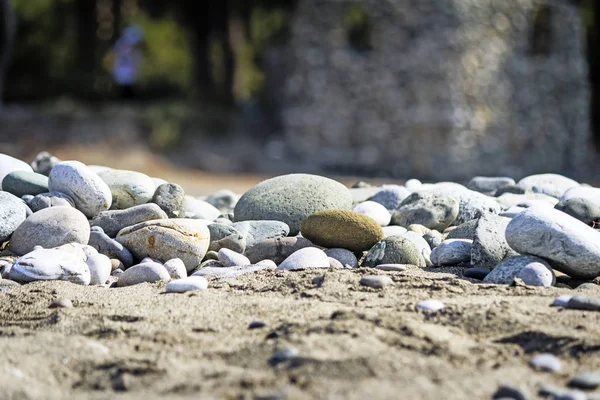 Pedras do mar junto ao mar. Quadro de referência — Fotografia de Stock