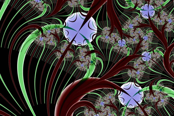 Imagem fractal: o padrão intrincado em estilo oriental . — Fotografia de Stock