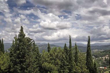 Panoramik tatil beldesi .