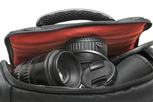 Kamera ve aksesuarları için çanta.