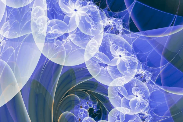 Imagen fractal con un patrón elegante . — Foto de Stock