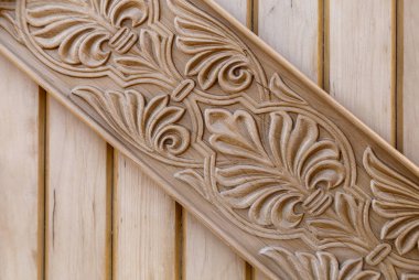 Background image made of natural wood panels. clipart