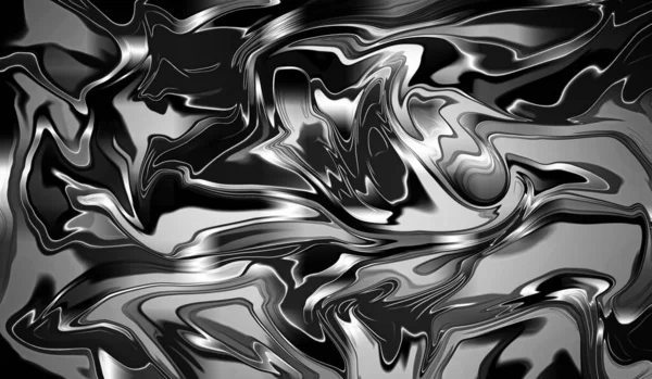 Computer Abstract Background Texture Wave Molten Metal Metal Liquid Surface — Stock Photo, Image