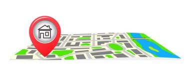 Şehrin haritasındaki rota..