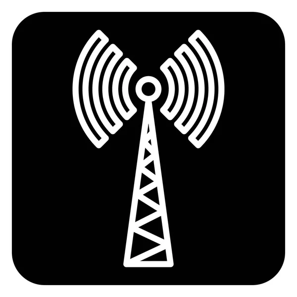 Sign of communications tower. — Stock Vector