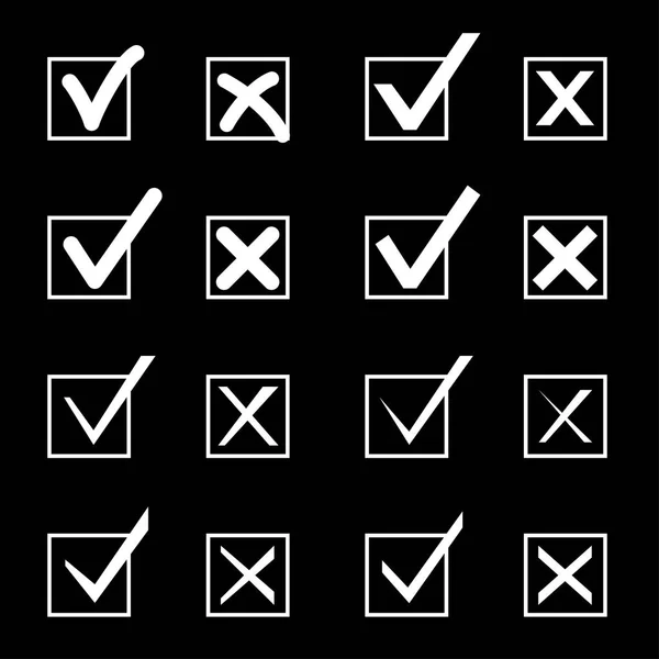 onay işaretleri ve xs.