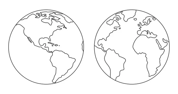 Изображение планеты Земля. — стоковый вектор