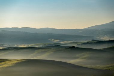 Sabah sis manzarada Tuscany