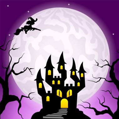 bir dolunay gece perili Şato 