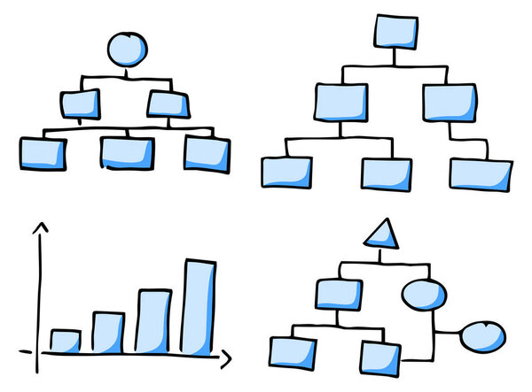 Инфографические элементы ручной работы
 