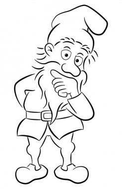 düşünceli bahçe cini