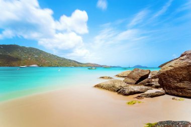 Aziz Thomas, Virgin Adaları, hiçbir insanlarla Magens Bay tropikal plaj