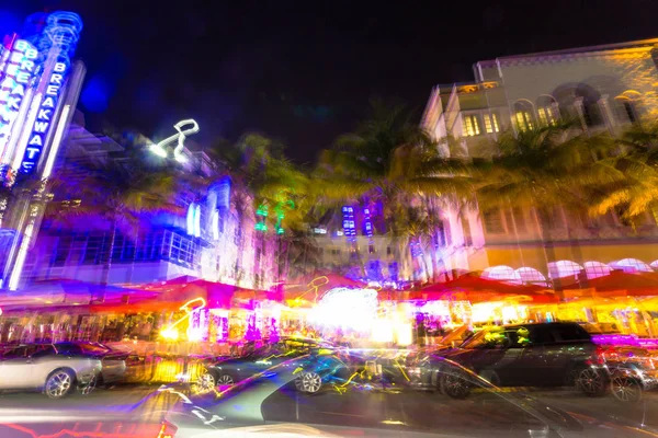 World famous landmark at Art deco district of South Beach, Miami in Florida USA — Stock Photo, Image