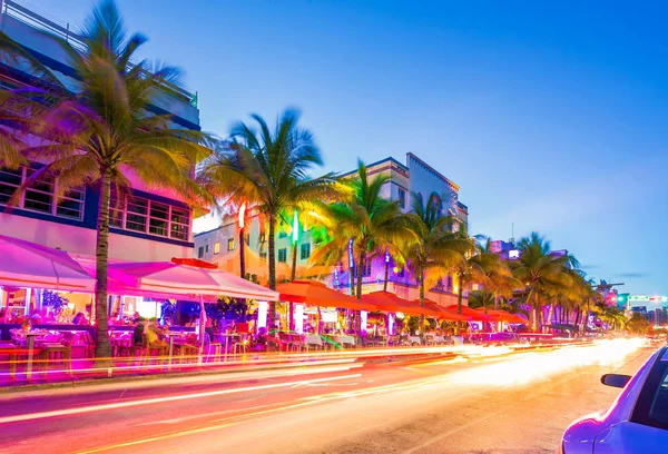 Art deco bölgesi South Beach, Miami Florida ABD, dünya ünlü dönüm noktası