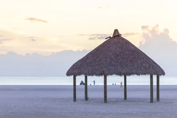 Длинные Пляжи Спокойное Море Marco Island Beach Мексиканский Залив Флорида — стоковое фото