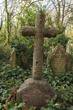 Highgate Cemetery in London clipart