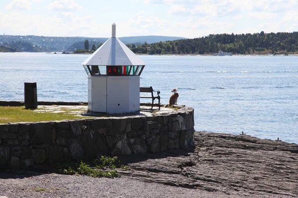 オスロの小さな灯台 — ストック写真