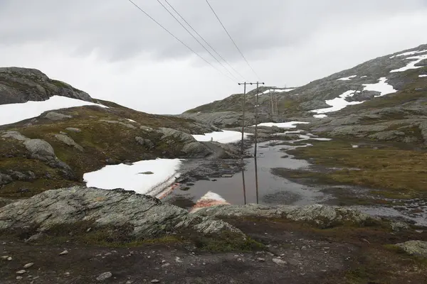 Estrada para Trolltunga — Fotografia de Stock