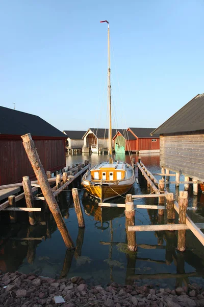 Shipyard in Marienhamn — Stock Photo, Image