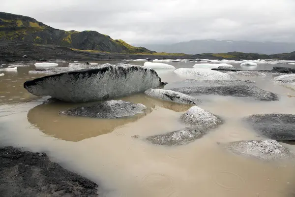 İzlanda buzul kütleleri — Stok fotoğraf