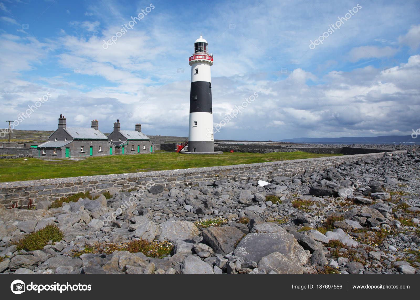Inis Oirr Inisheer Lighthouse — Stock Photo © redwallsky 187697566
