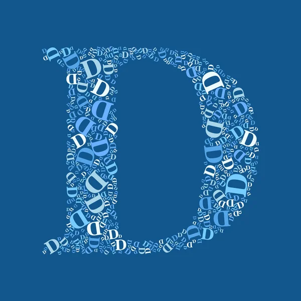 Mektupları D yapılan D harfi.