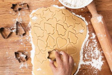 Yılbaşı kurabiye yapma