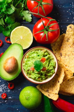 Guacamole kase maddeler ile