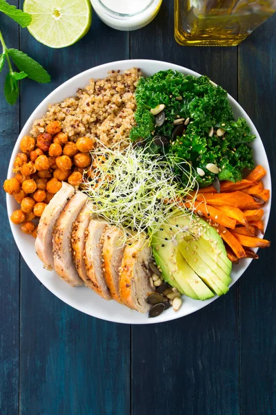 Super foods buddha bowl — Stock Image Super foods buddha bowl Royalty Free Stock Photos