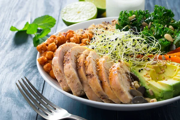 Super foods buddha bowl — Stock Image Super foods buddha bowl Royalty Free Stock Photos