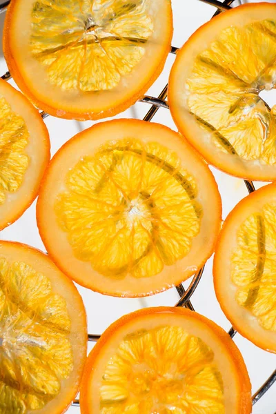 Kandyzowane plasterki pomarańczy — Zdjęcie stockowe