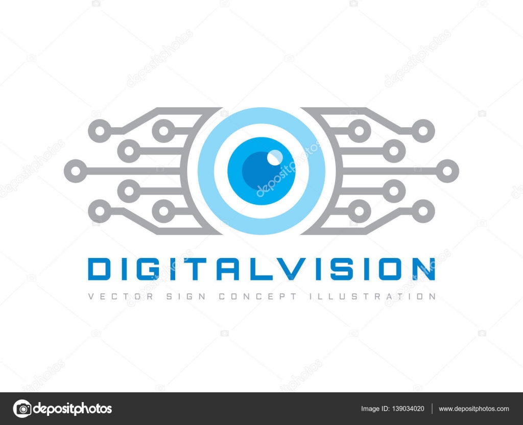 Download Digital Vision Vector Logo Template Concept Illustration Abstract Human Eye Creative Sign Security Technology And Surveillance Design Element Vector Image By C Serkorkin Vector Stock 139034020