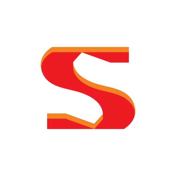 S-літера векторний бізнес логотип концепції шаблону ілюстрації для фірмового стилю. Абстрактний геометричний творчий знак для мобільного додатку. Елемент графічного дизайну . — стоковий вектор