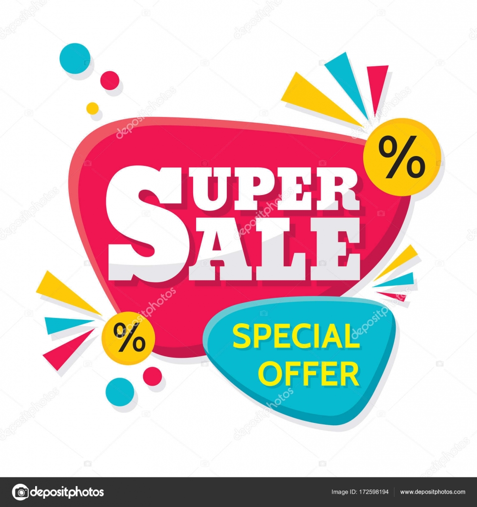super sale vector creative banner illustration abstract concept