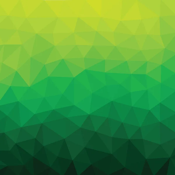 Зеленый Цвет Фона Многоугольная Геометрическая Схема Векторного Рисунка Абстрактная Фоновая — стоковый вектор