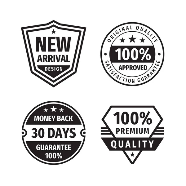 Design Graphic Badge Logo Vector Set Retro Vintage Style New — Stock vektor