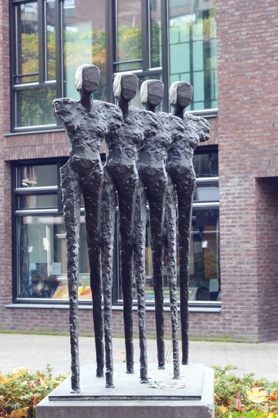 Eindhoven, Netherlands, November 2019. Modern street sculpture. Sights of Eindhoven. — Stock Photo, Image