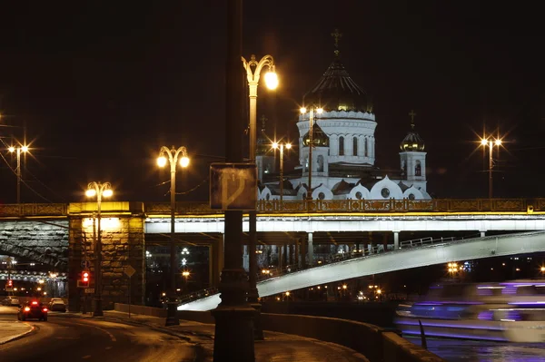 Temple nuit orthodoxes — Photo