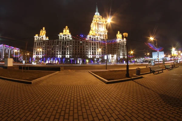 Готель у місті Москва — стокове фото